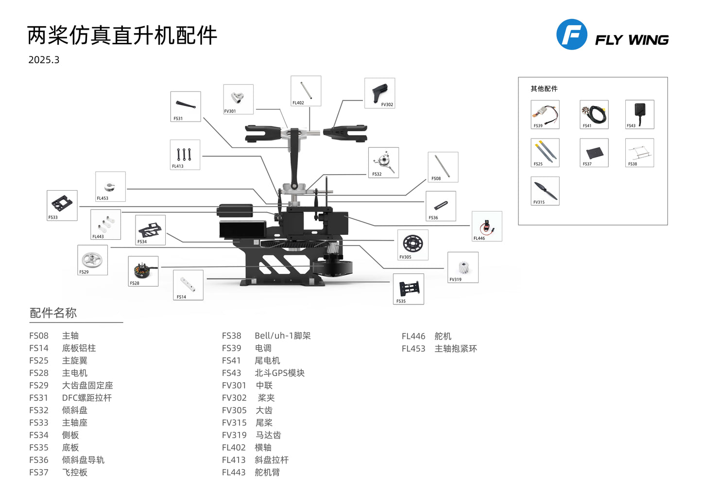 Flywing Bell-206 470L 2-Blade ACE GPS/ATT RC Scale Helicopter (RTF)