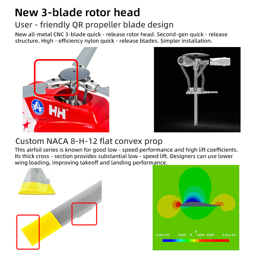 Flywing AS350 470L 4-Blade ACE GPS/ATT RC Scale Helicopter (RTF)