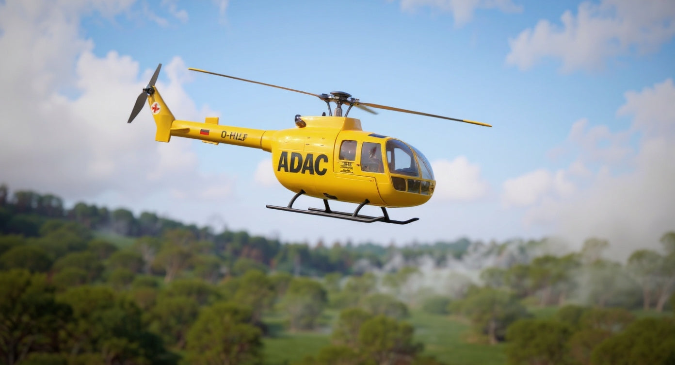 FlyWing BO-105 RC Helicopter Review: ACE vs H1 Controller Comparison & Scale Realism