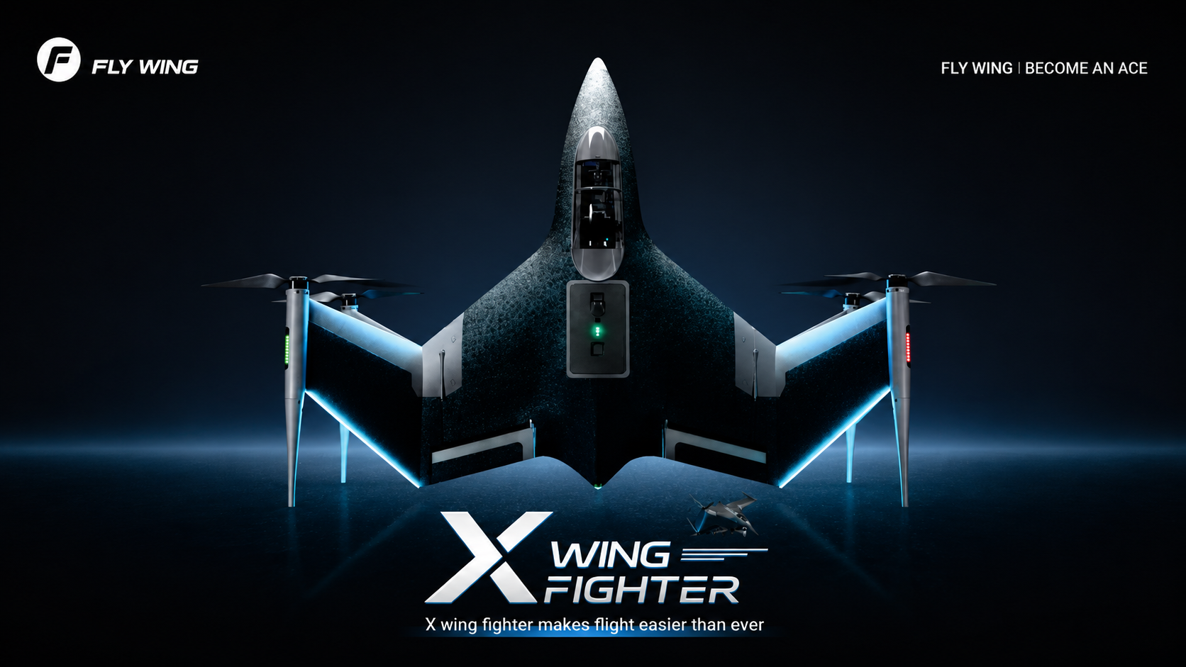 FLYWING X WING FIGHTER Officially Launches | Enter a New Era of VTOL Fixed-Wing FPV Flight