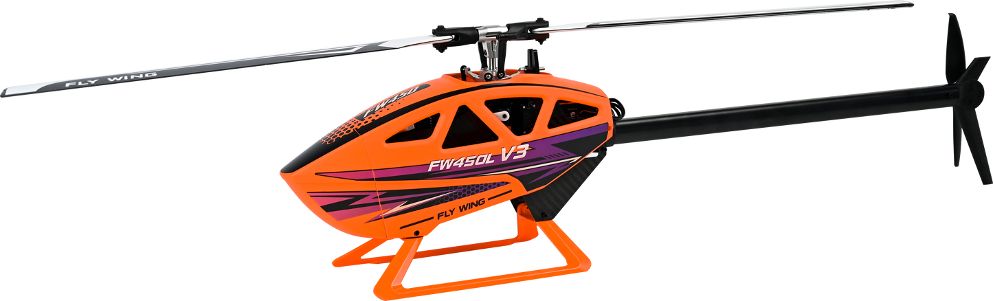 Flywing FW450L V3 RC smart GPS Stabilized helicopter 6CH 450Lsize with H1