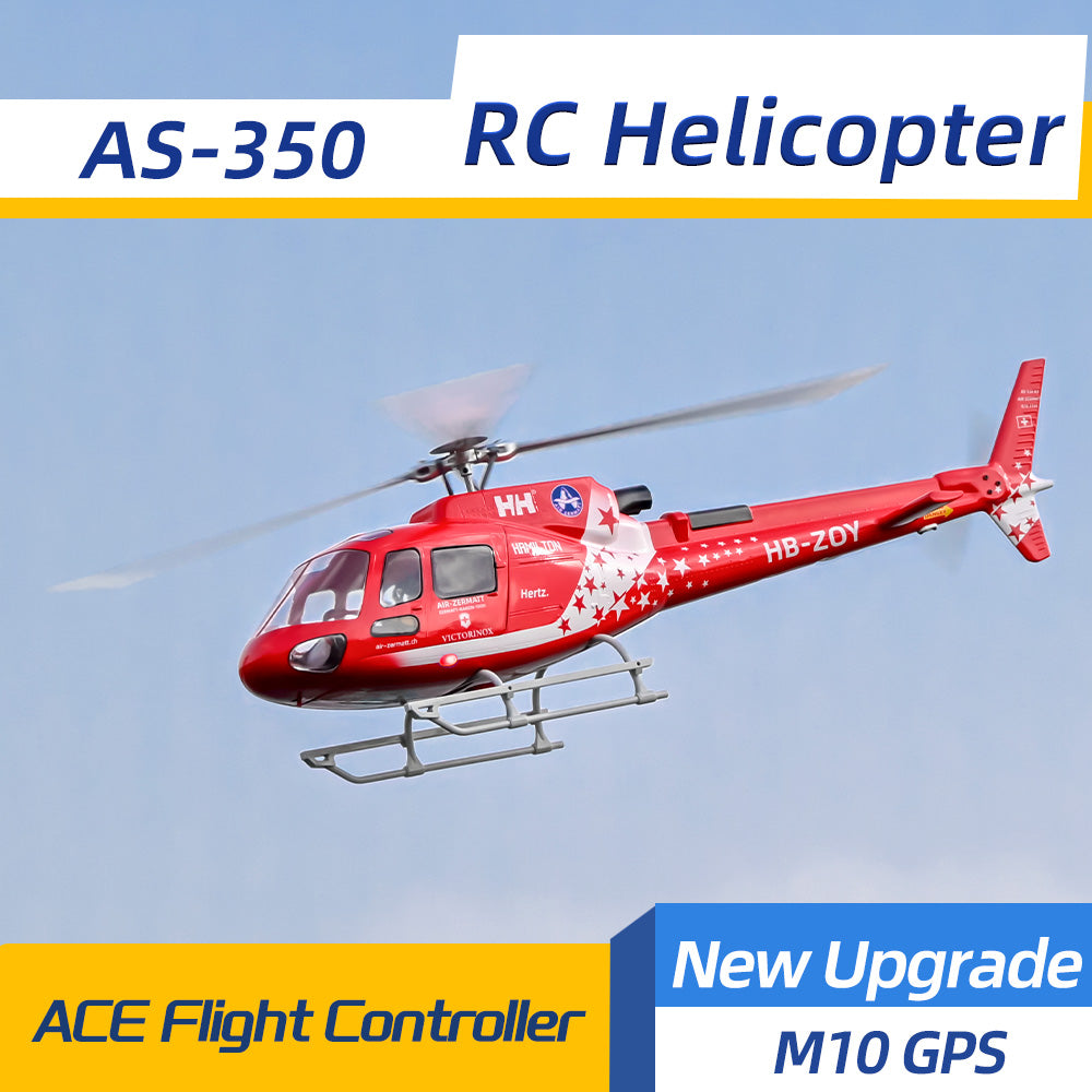 Flywing AS350 470L 4-Blade ACE GPS/ATT RC Scale Helicopter (RTF)