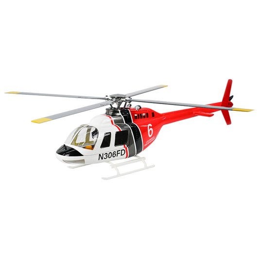 Flywing Bell-206 V4 6CH RC GPS Stabilized Scale helicopter 450L size Fuselages with H1