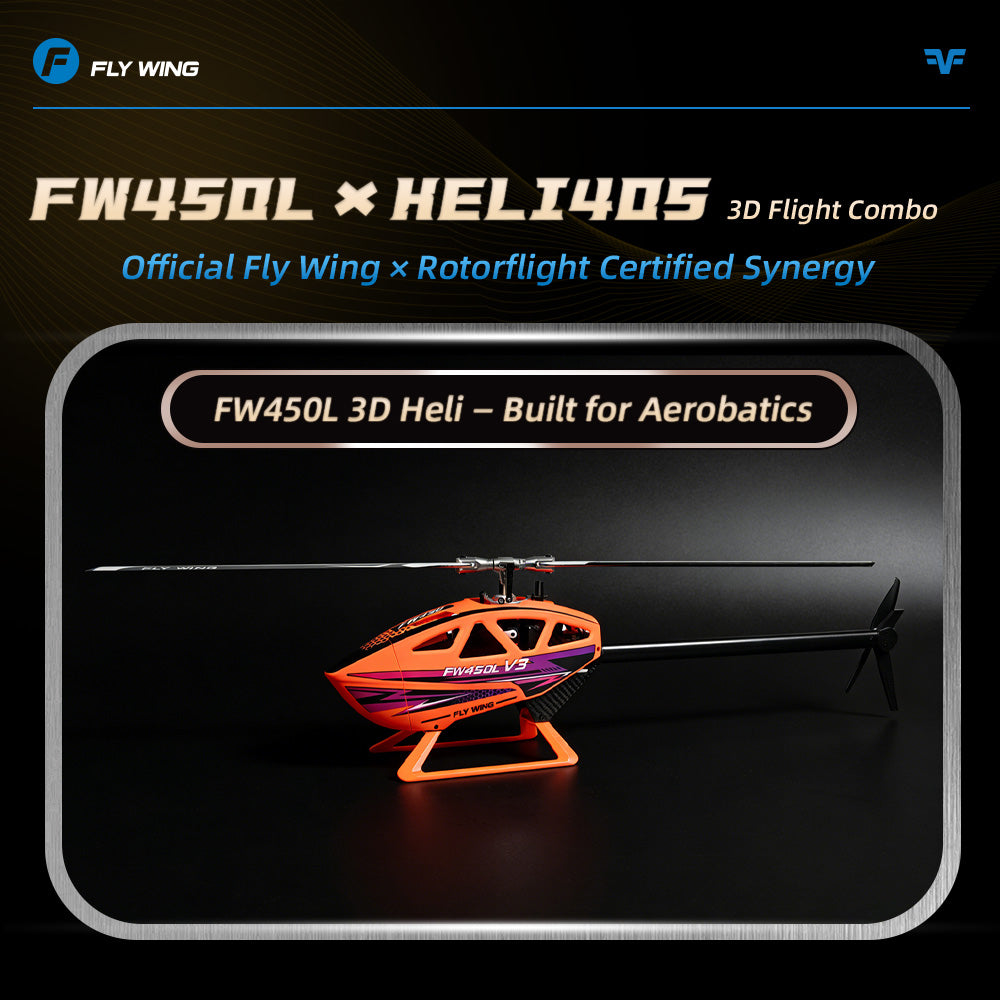 Flywing FW450 6CH GPS RC Heli RF Flight Controller 3D Flybarless