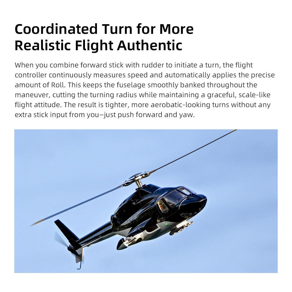 FLYWING NEW Airwolf 470L 2-Blade ACE GPS/ATT RC Scale Helicopter (RTF)
