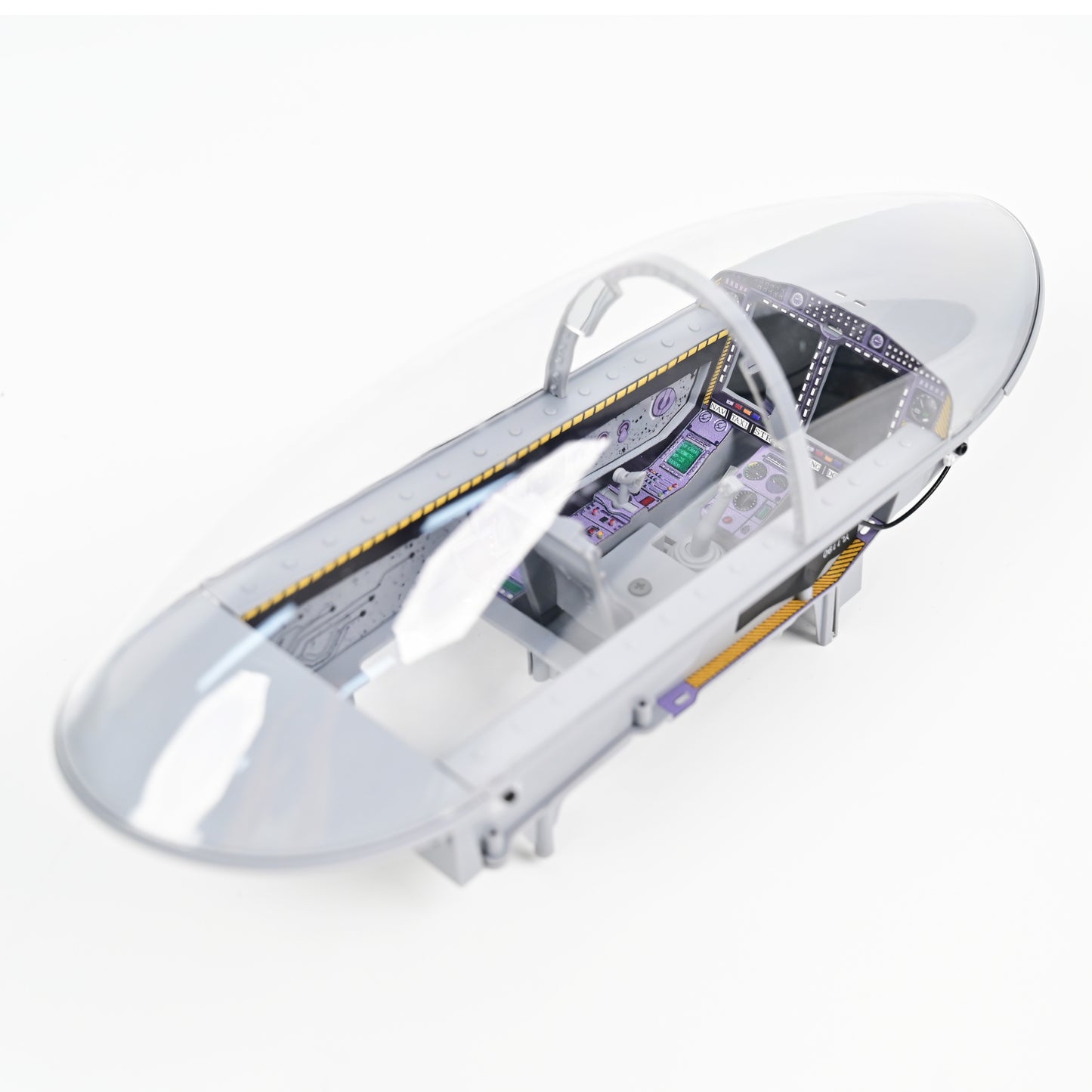XW026 - Cockpit Assembly For X WING Fighter(Comes with Radar, Stick Servo, Seat, Instrument Panel, Rearview Mirror and Clear Canopy pre-installed. Note: FPV Camera, Gimbal and VTX are NOT included .)