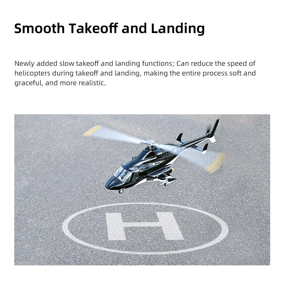 FLYWING NEW Airwolf 470L 2-Blade ACE GPS/ATT RC Scale Helicopter (RTF)
