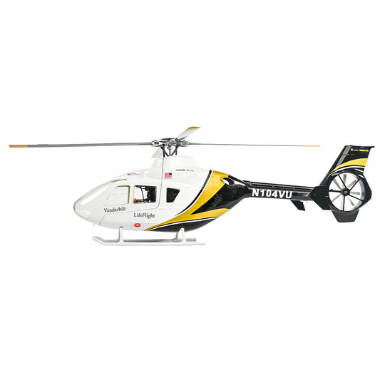 FLYWING EC-135 Black & White 470L 4-Blade ACE GPS/ATT RC Scale Helicopter (RTF)