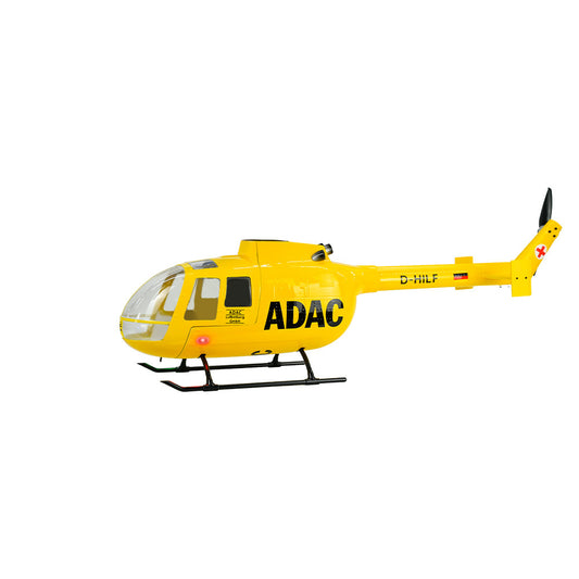 Fuselage - FS75 BO-105 ADAC with LED/SKID/TAIL ROTOR/TAIL BLADES