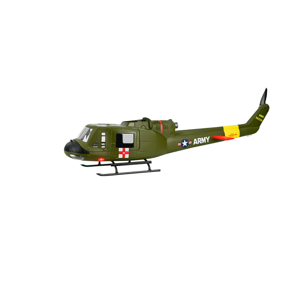 Fuselage - FS69 UH-1 Fuselage with LED/SKID/TAIL ROTOR- Green