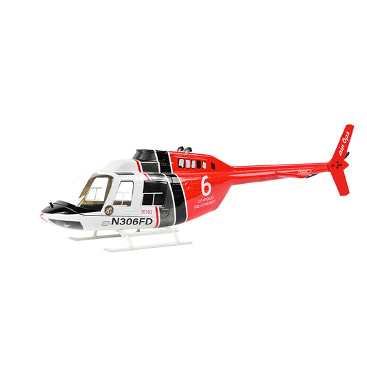 Fuselage - FS45 BELL-206 Fuselage with LED/SKID/TAIL ROTOR